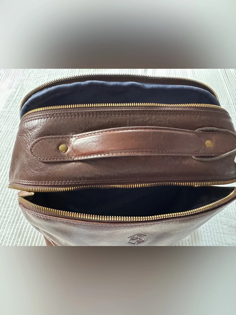 Genuine Italian Leather Backpack UNISEX NWT